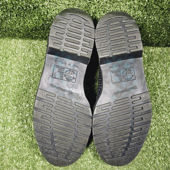 Dr.‎ Martens 1461 Navy Blue Polka Dot Casual Shoes Made in England Mens Size 11 - Picture 8 of 11